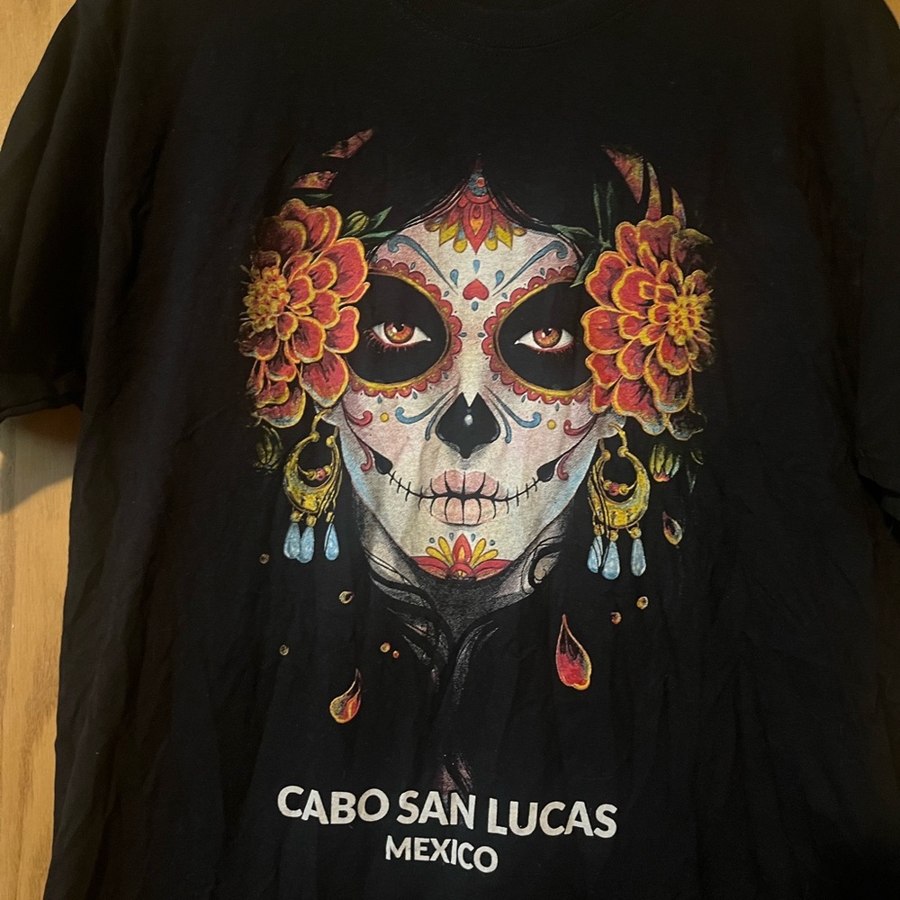 Black Cabo San Lucas Graphic T-Shirt